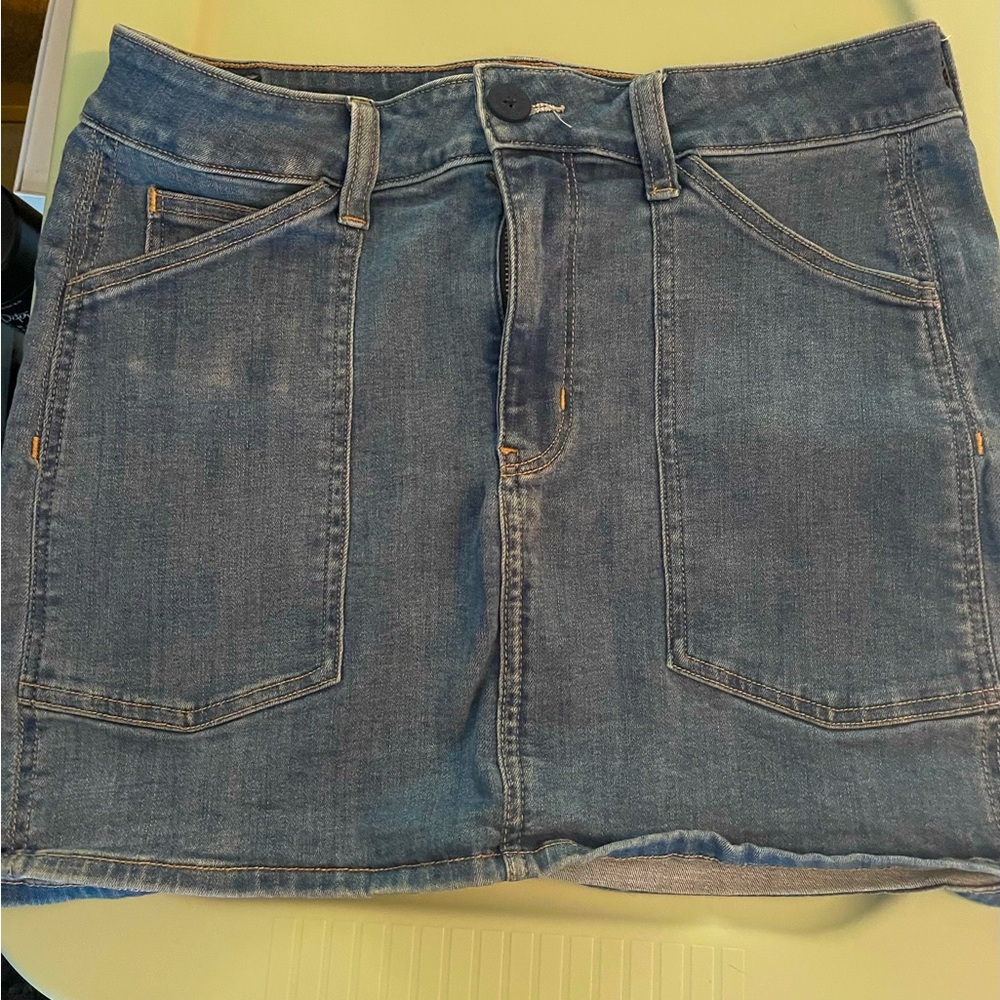 American Eagle denim skirt high rise next level stretch